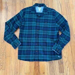 L.L Bean BeanFlex® All-Season Flannel Shirt Traditional Untucked Fit Medium